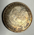  256  Colombia  1884  50 Centavos  Great Looking Coin  Nice Toning  