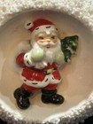 Vintage Relpo Japan Christmas Santa Snowball Diorama Planter 5   