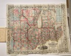 1855 Colton s Western Tourist Emigrants Guide Map Book Us Map By J Calvin Smith