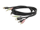 Startech com 6 Ft  -in-1 Usb Displayport Kvm Switch Cable W  Audio   Microphone