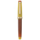 Jinhao 82 Acrylic Fountain Pen Iridium Medium Nib Converter Coffee Gold Trim