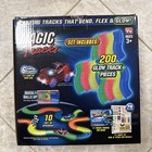 Ontel Magic Tracks 10 Foot Glow In The Dark Bendable Flexible Racetrack - New