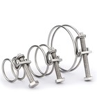 Universal Double Wire Hose Clip Adjustable Clamp For Pond Pipe Tube Filter Pump