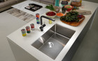 Franke Cux11027 Undermount Single Basin Kitchen Sink Pearl Stainless Steel New
