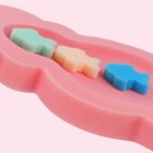 Baby Bath Cushion Infant Bath Mat  Pad   Sponge For   Infant   Newborn  pink-   