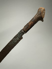 Antique Yatagan Yataghan Turkish Ottoman Empire Early 1800   s Sword Forged Thin