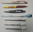 Lot 6 Vintage 80s 90s Pharmaceutical Drug Rep Advertising Pens Vicodinucihealth