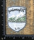 Vintage Wyoming Mountain Scenic View Travel Souvenir Patch 1970s Wy Voyager