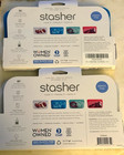 Stasher Reusable Silicone Storage Bag  Food Storage Container  Snack Size 2 Pack
