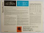 1965 Austin Healey 3000 Mark 3 Original Sales Brochure Us Market Bj8 Mk Iii