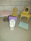 Kidkraft Dollhouse Kitchen   Bedroom Wooden Furniture 1 6 Barbie Sized