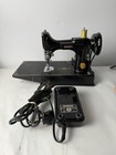 Vintage 1949 Singer 221 Featherweight Portable Sewing Machine Tested With Case 