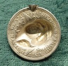 1913 Pop-out Repousse On Usa Silver 25-cent Coin  Gorgeous High Grade Example