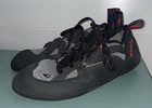 Evolv Nighthawk Lace Up Rock Climbing Shoes Size 12 5 Black grey