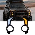 Drl For 2010-2024 Toyota 4runner Full Led Daytime Running Light Fog Lights 1 Set