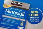 Kirkland Minoxidil 5  Topical Solution Men Anti Hair Loss Regrowth 6 Month