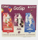 Cirkul Flavor Cartridges Gosip Variety 6 Pack  2x straw-wm Blk Cherry Blue Rasp 