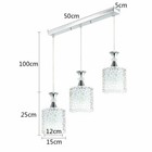 3-light Island Chandelier Kitchen Ceiling Light Pendant Lamp Lighting Fixture