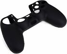 Black Silicone Rubber Gel Case Cover For Sony Playstation4 Ps4 Controller