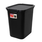 Hefty Kitchen Trash Can  7 7 Gallon Plastic Lift Top Garbage Bucket Bin