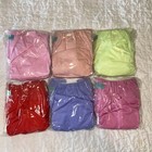 New Alva Baby Pocket Cloth Diaper 6 Pack Lot With 12 Inserts New 6bm88 Girls