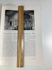 Canada Christian Art Print Article 1925 Original Rare Antique Wood Carve Church