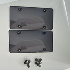 Unbreakable License Plate Bubble Covers Universal Fitment Protector License 2pcs