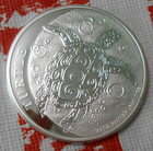 2017 New Zealand Niue  2 Hawksbill Turtle 1 Oz   999 Fine Silver Coin W capsule
