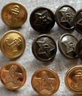 Ussr Soviet Army Star Hammer Sickle Uniform Buttons Badges Lapel Pins Variety