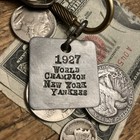 1927 New York Yankees World Champion Key Chain Sports Memorabilia World Series