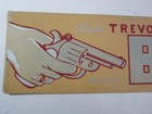 Born To Kill Original 1947 Movie Banner Poster Film Noir - Smoking Gun Artwork 