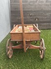 Antique Goodwill Soap Company Wood Wagon