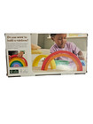Fisher Price Wooden Stacking Rainbow 6pc Set Development Toy Hxt73 Ages 18 M 