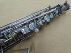 Vintage Frank Holton Saxophone 1920 s Silver Plated  as Is   20399-shelf-mns 