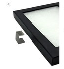 16  X 12  Black Riker Display Case For Jewelry And Collectibles