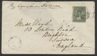 1862 Ashburnham Uc Split Ring On Cover To England  18 12 1 2c Victoria