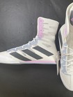 Adidas Box Hog 4 Boxing Boots White grey liac Us11