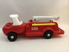 Little Tikes Toddle Tots Toy Firetruck 4pc Lot With Figures Vintage 80s Lot A