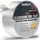 Aluminum Foil Tape 2  X 65ft   3 9 Mil High-temp Hvac Tape For Ductwork   Vents