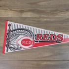 Vintage 1994 Cincinnati Reds Riverfront Stadium Mlb Baseball Full Size Pennant