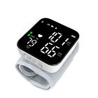 Automatic Digital Wrist Blood Pressure Monitor Bp Machine Cuff Led Heart Rate