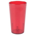 Carlisle 521210 Stackable 12 Oz  Ruby San Plastic Tumbler - 6 pack