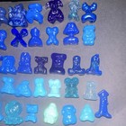 Gogos Crazy Bones Vintage Lot Of 38 Blue