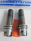 2x Kennametal Km63 Tool Holders With Round Adapters