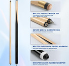 Lotkey Pool Cue Stick 58  52  48  42  Pool Cue Set Of 4 2 1 Billiard Cues Sticks