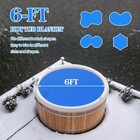 Spa And Hot Tub Cover  6 Ft Round Hot Tub Thermal Blanket  Insulated Solar Bu   