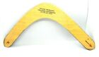Genuine Aboriginal Throwing Boomerang Wooden Continent Sydney Design Aussie Made