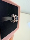 Disney California Adventure Pandora Mickey Firework Murano Glass Charm Bead Blue
