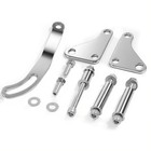 Power Steering Pump Mounting Bracket  Lwp Swp  Compatible With Chevy gm Silver