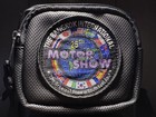 The Bangkok International 25th Motor Show Vintage Black Vinyl Faux Leather Bag